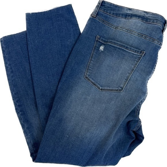 NWT Lauren Conrad Distressed Jeans Stretch Skinny 24W New - Picture 11 of 11